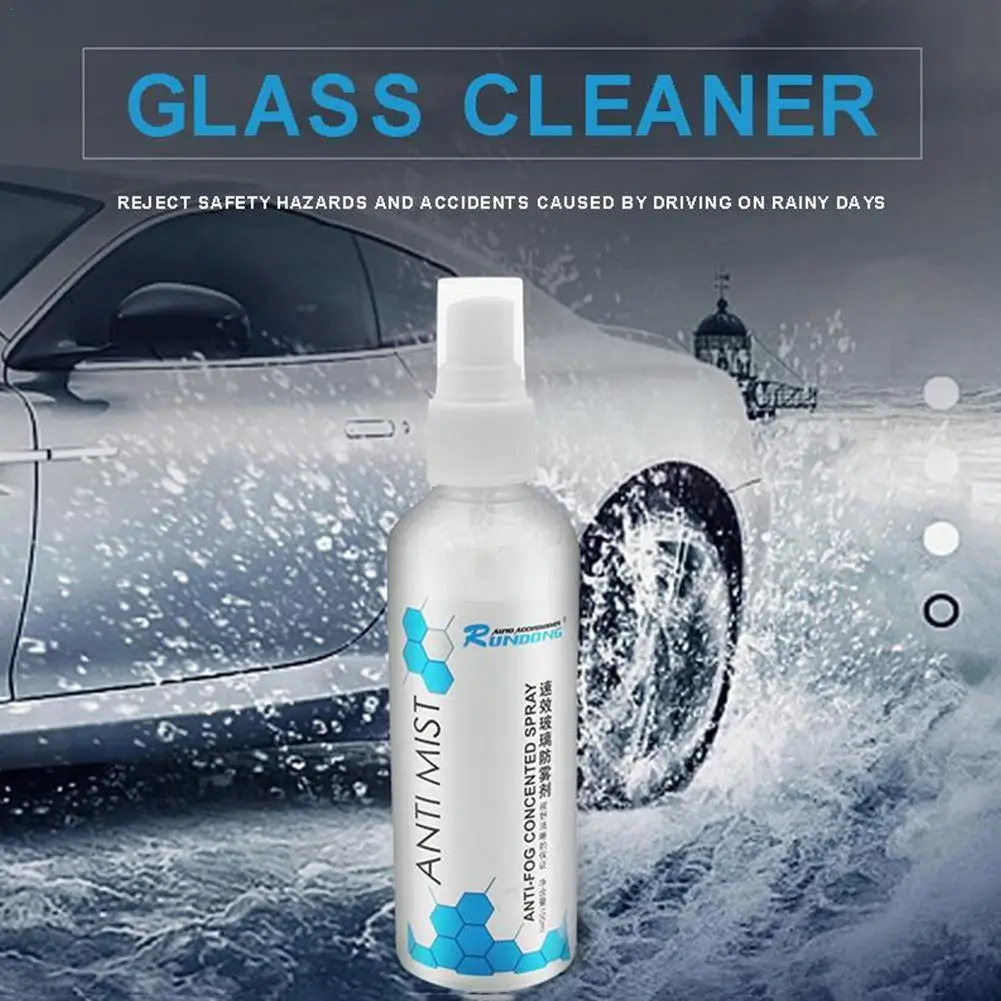 

100 мл противотуманный спрей для стекла долговечное окошко жидкость противотуманный для лобового стекла ванной комнаты ЖК-экран