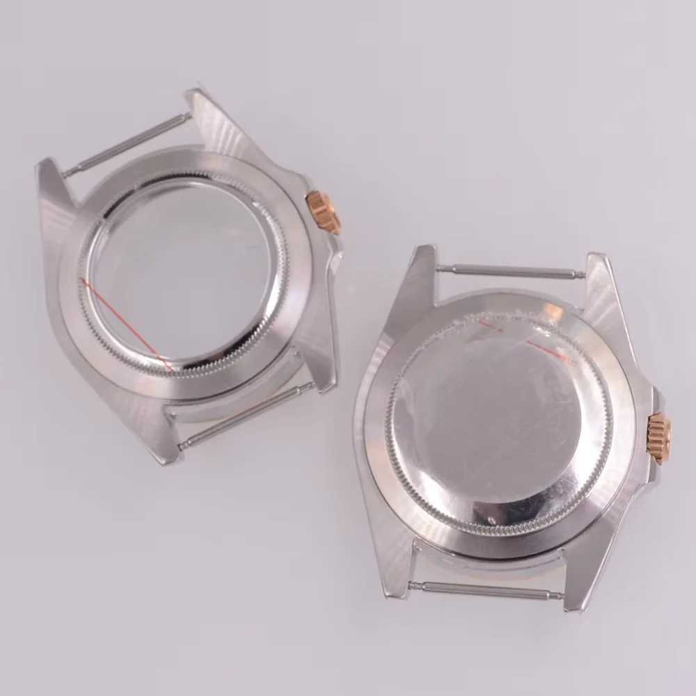 Корпус для часов из сапфирового стекла 40 мм подходит NH34 NH35 NH36 PT5000 ETA2824 2836 Miyota 8215 8205