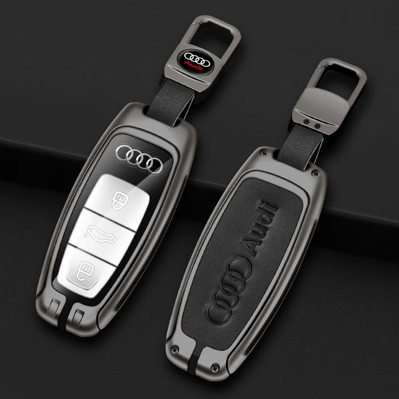 Модный чехол для автомобильного ключа Audi A3 A4 B9 A6 A6L A7 4K A8 E-tron Q5 Q8 C8 D5 SQ8 2019 2020 2021