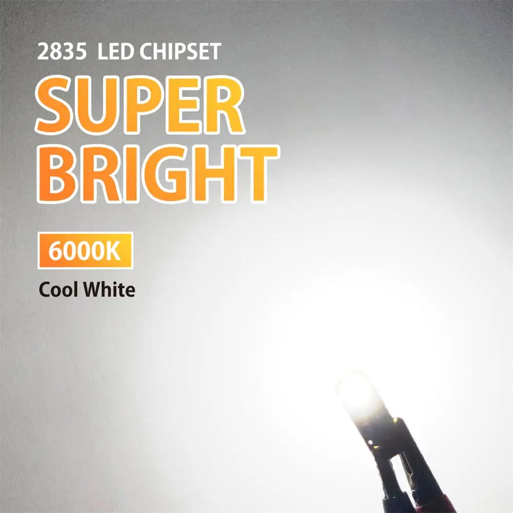 OXILAM 10 шт. T10 LED W5W Светодиодная лампа Canbus без ошибок супер яркие автомобильные