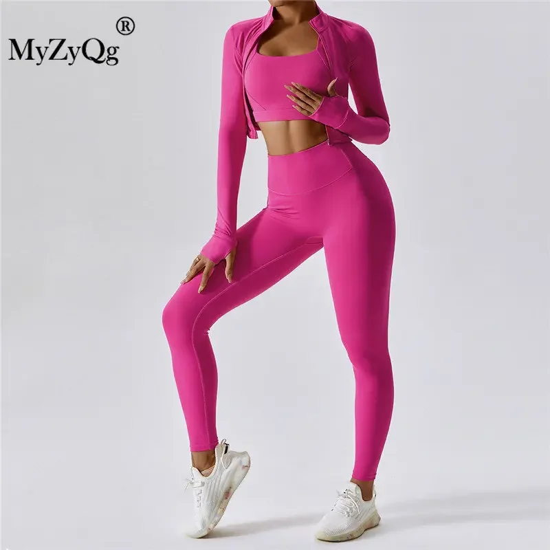 MyZyQg женский спортивный бюстгальтер для йоги на открытом воздухе леггинсы пальто