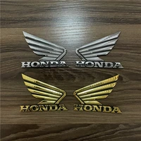 plastic motorcycle sticker emblem for honda badge accessories moto stickers motorbike fuel tank decal 3d parts motorbike decor