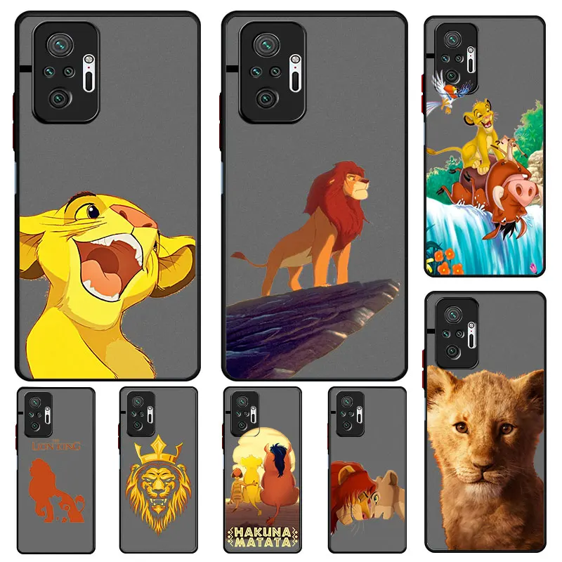 

Матовый Жесткий чехол из поликарбоната Skin Feel для Xiaomi Redmi 8, 9, 8A, 9A, 9T, K20, K30 Pro, K30S, K40, чехол с героями мультфильмов Диснея, животных, короля льва