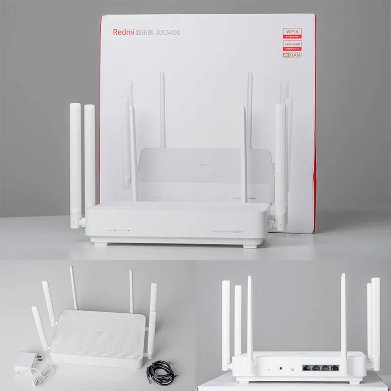 Wi-Fi роутер Xiaomi Redmi AX5400 сетчатая система 6 4K QAM 160 МГц высокая пропускная способность