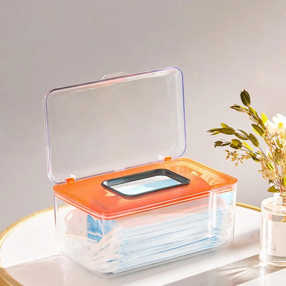 

Tissue Boxes Napkin Holder Cover Reusable Space Saving Waterproof Rectangular Napkin Cover Case Kitchen Storage Organization