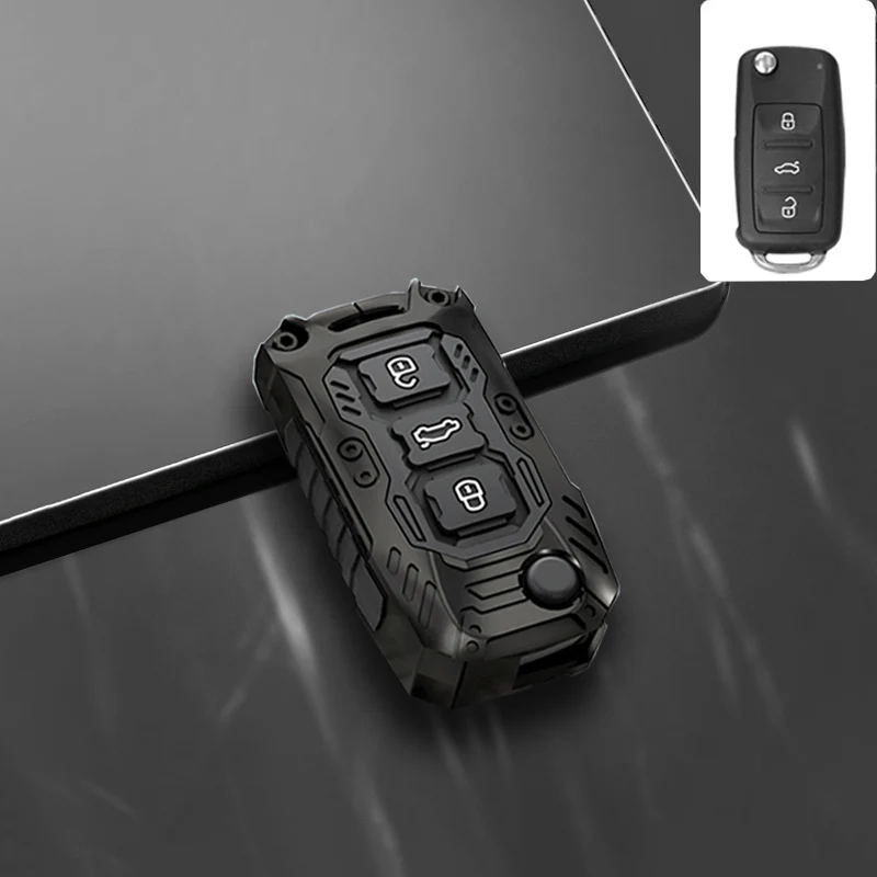 

Чехол для дистанционного ключа автомобиля для Volkswagen VW Polo Golf Passat Tiguan Beetle Caddy T5 Up Eos Skoda Octavia Seat Leon Altea