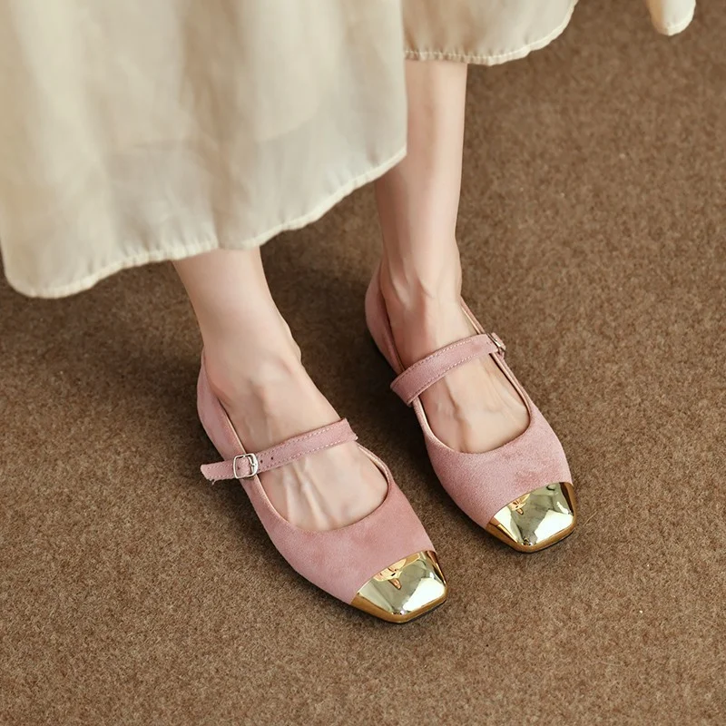

Women Flats Summer Women's Shoes Square Toes Shallow Flat Shoes Slip On Loafers High Quality Causal Outdoor Shoes mujer