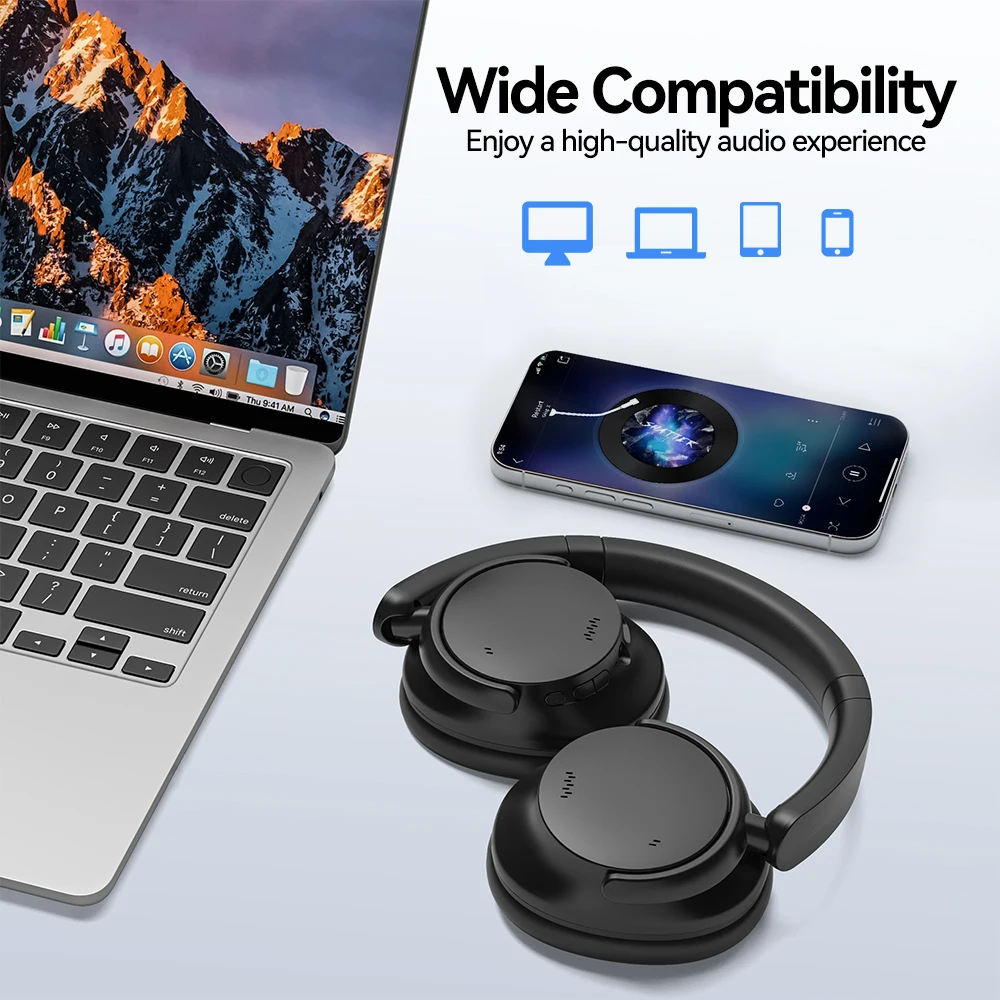 Наушники-вкладыши AUSDOM E7 PRO время воспроизведения 80 часов беспроводные