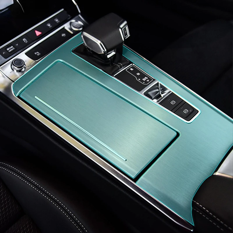 

Car Interior Central Console Gear Screen Panel Dashboard TPU Sticker Protective Film For Audi A6 C8 4K S6 2019 2020 Accessories