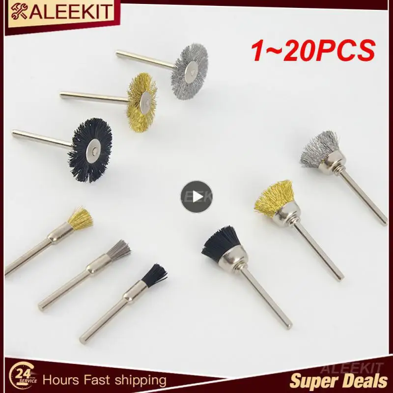 

Набор инструментов для полировки металла XCANMetal, шлифовальный круг с щеткой из стальной проволоки, для вращающихся инструментов Dremel, 1-20 шт.