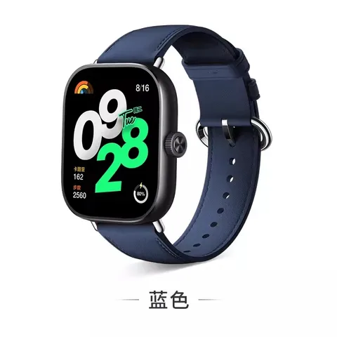 Ремешок кожаный для Xiaomi Redmi Watch 4, роскошный браслет для смарт-часов, Воздухопроницаемый браслет, аксессуары