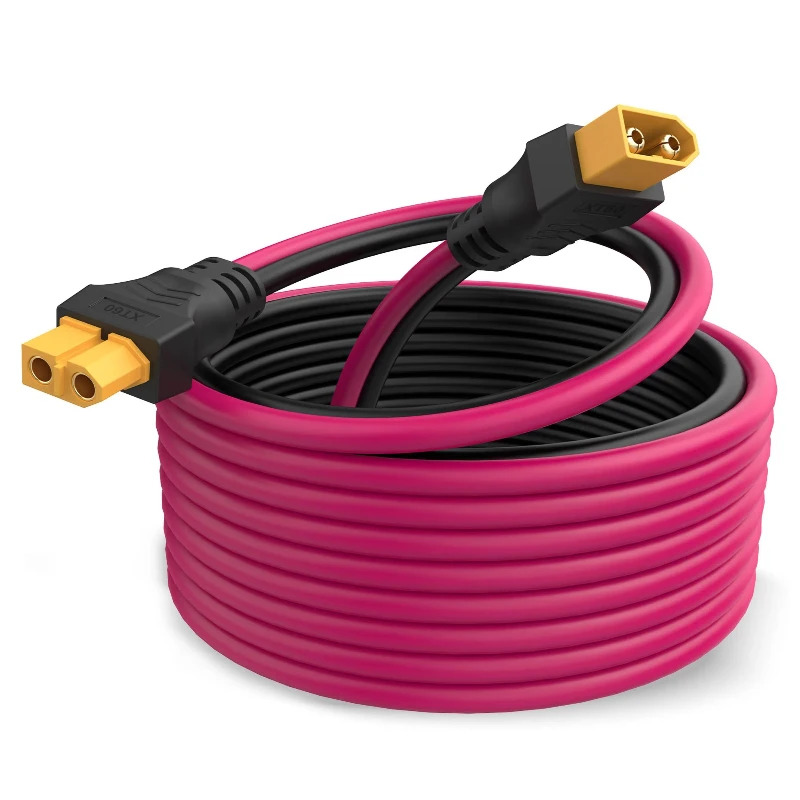 Удлинительный кабель XT60 Кабель 12AWG XT60 — XT60, с разъемами «папа-мама», подходит для батареи дистанционного управления солнечной панелью (art.: 3920d206e3a54) - 3920d206e3a54