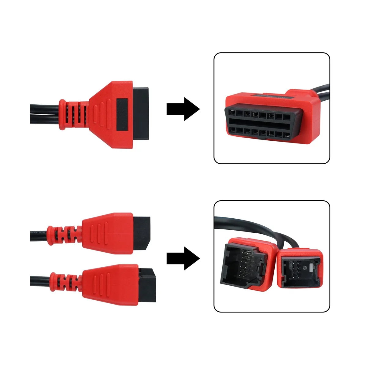 Для программируемого кабеля Chrysler 12 + 8 Разъем для Autel DS808 Maxisys 906 908 PRO ELITE LAUNCH X431