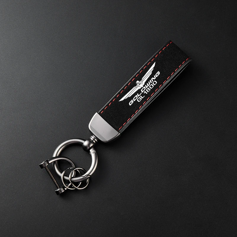 

Аксессуары для HONDA Gold Wing 1800 GL1800 GL1800, кожаный замшевый брелок для ключей, мотоциклетный брелок