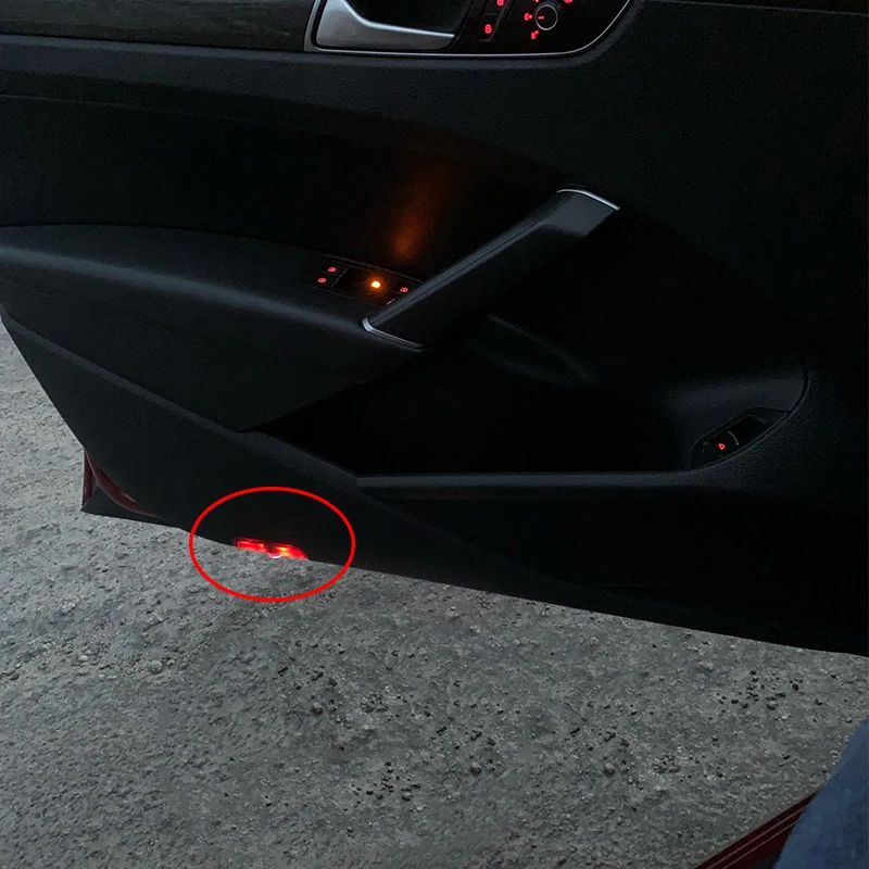 Фонари для автомобильных дверей VW Tiguan MK1 MK2 Touareg 7 P Golf 5 6 Jetta MK5 MK6 MK7 Passat B6 B7 B8 B9 CC