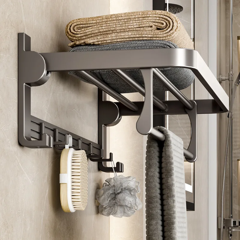 Rail Rack Bar Shelf Paper Holder Toothbrush Holder