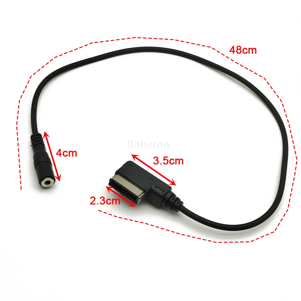 Автомобильный Кабель AMI AUX MMI 3 5 мм музыкальный аудио адаптер для AUDI A3 A4 A5 A6 Q5 Q7