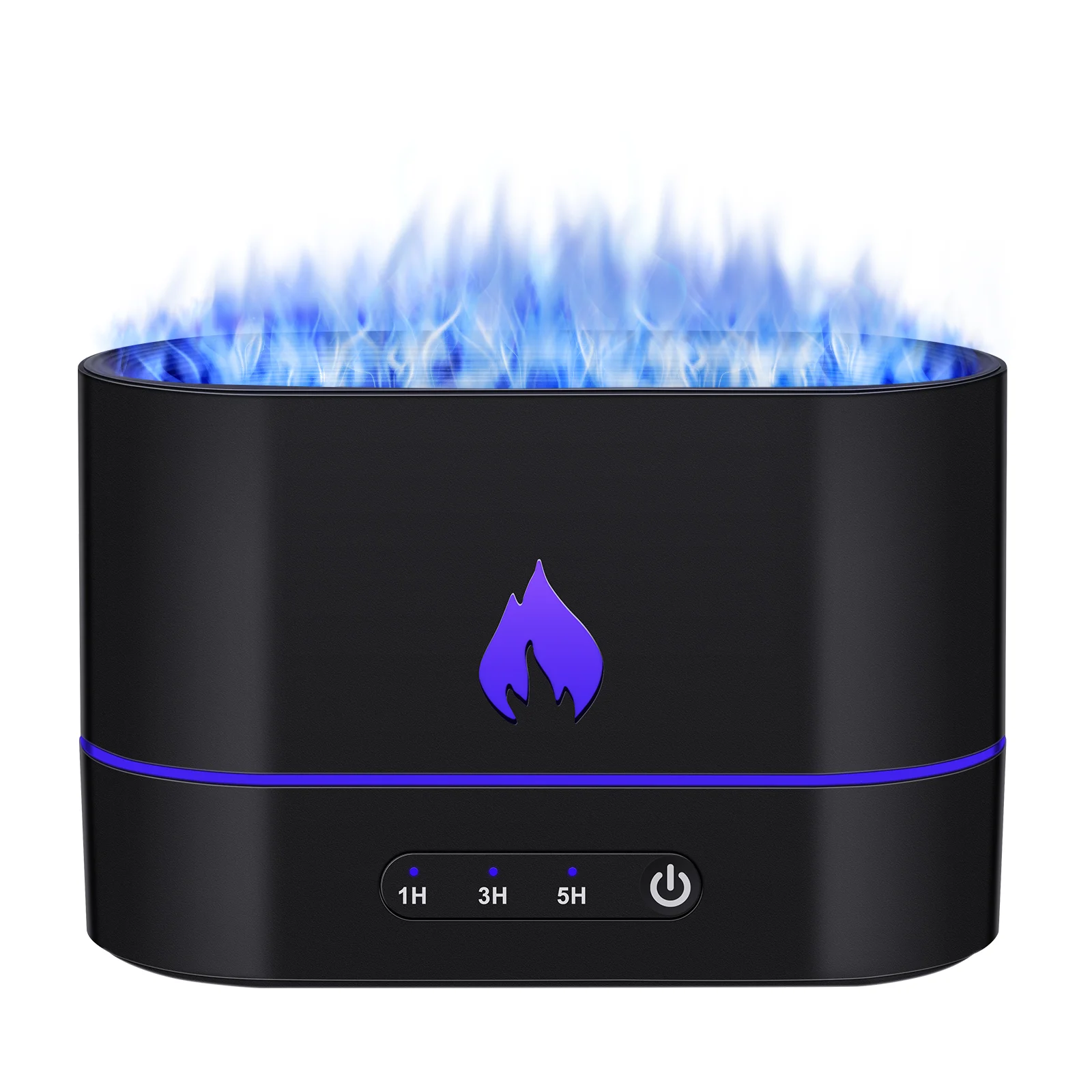 

Diffuser Humidifier Aroma Oil Air Flame Mini Essential Aromatherapy Mist Portable Decorative Led Light Car Desk Quiet Purifier