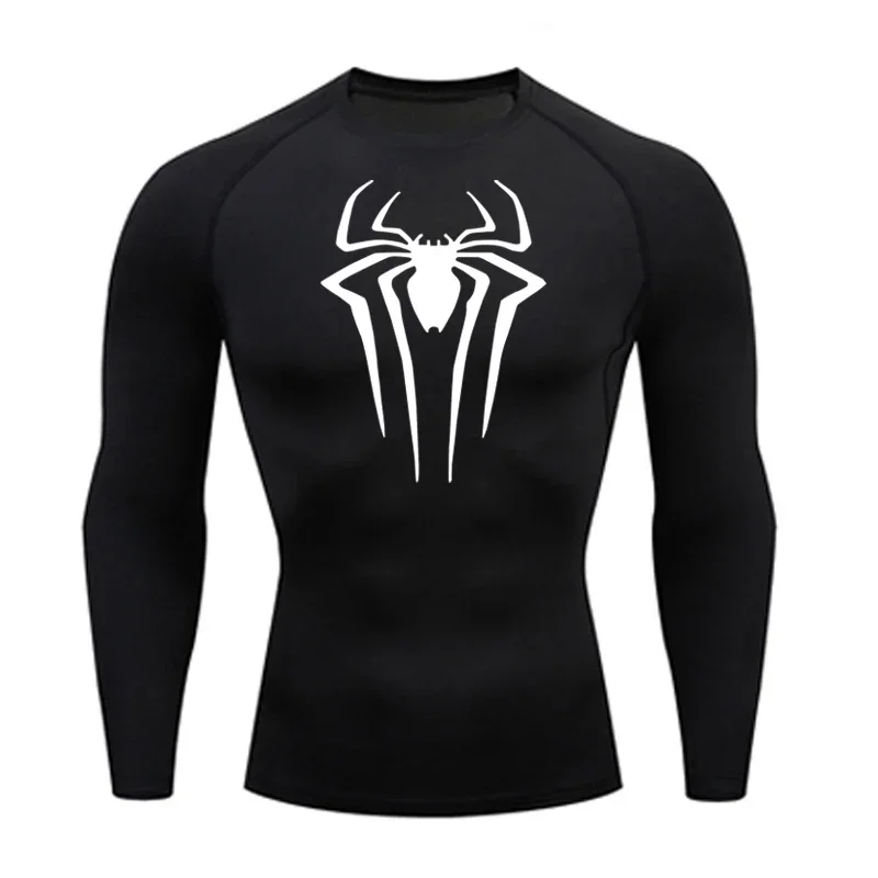 

Sun Protection Sports Second Skin Running T-shirt Men's Fitness Rashgarda MMA Long Sleeves Compression Shirt Workout Clothing