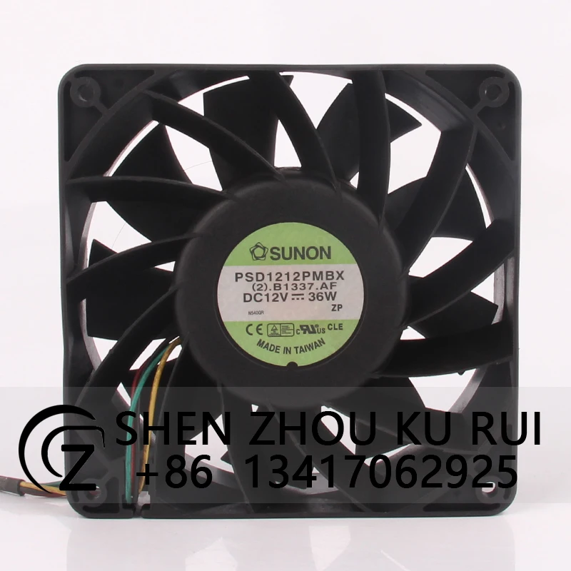 Вентилятор охлаждения PSD1212PMBX для SUNON 24 в 48 в 12 В 36 Вт EC AC120x120x38mm 12038 12 см