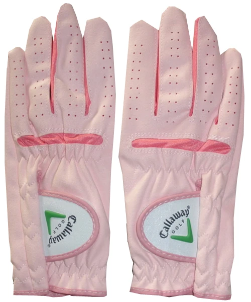 Hot selling caw golf gloves women's two handed super fiber cloth gloves are breathable, comfortable, non slip and durable