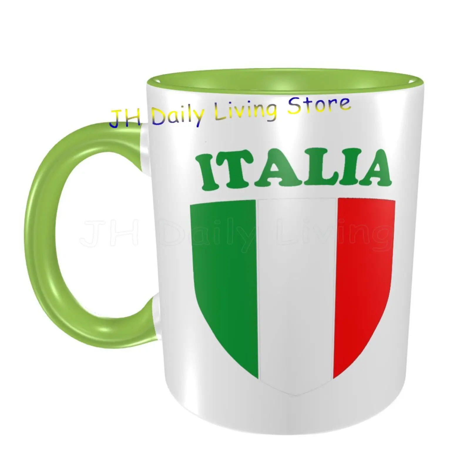 

Italia Italy Italian Flag Ceramic Mug Coffee Mug 11oz Fun Ceramic Coffee Tea Cocoa Cup Handle Tea Cup Drink Cup Unique Gifts