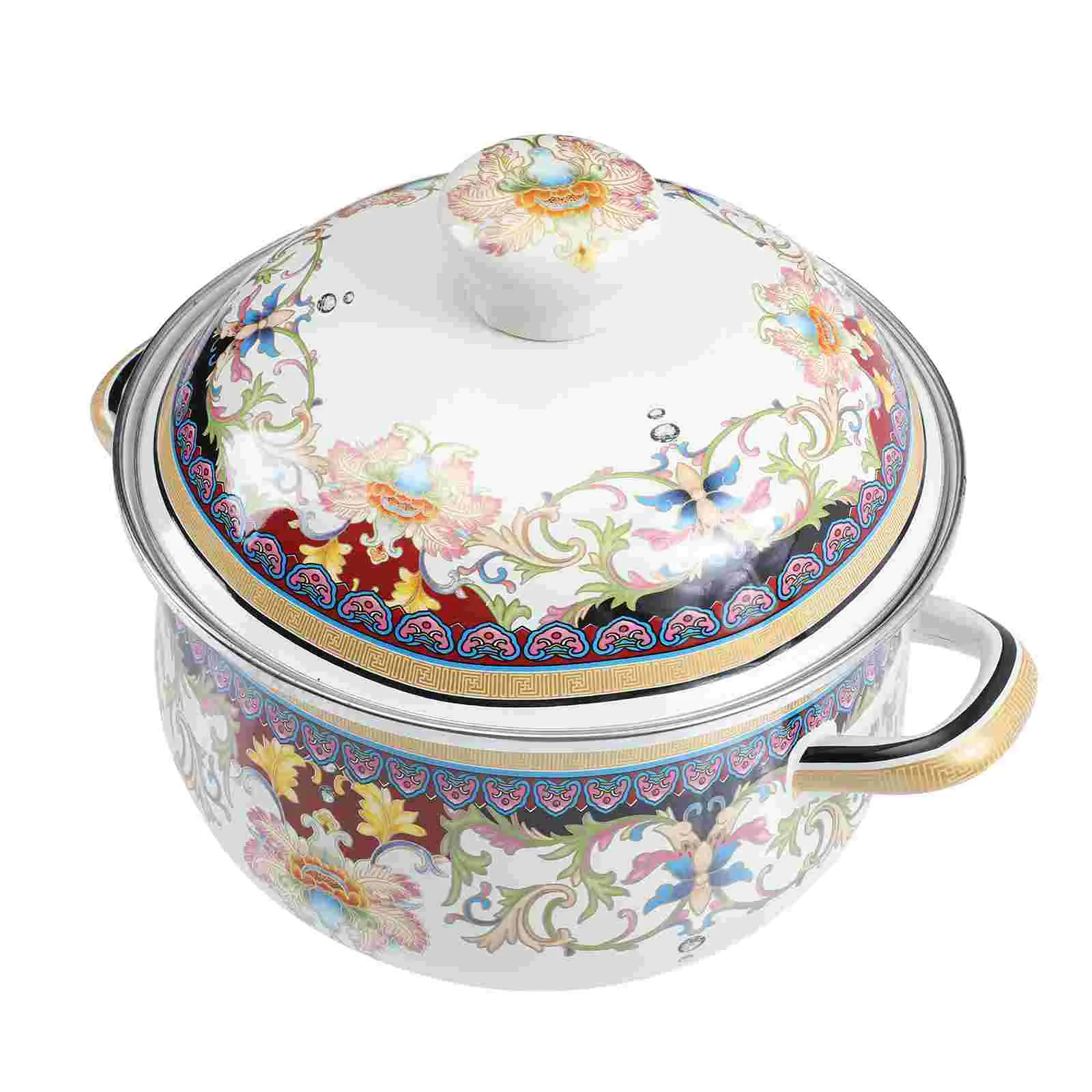 

Thickened Enamel Clay Cooking Pots Cooking Stock Home Non-stick Household Kitchenware Stew