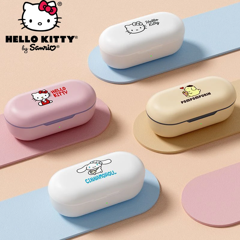 

Sanrio Hello Kitty Bluetooth Headphones Headset Cinnamoroll New Kawaii Anime In-ear True Wireless Sport Noise Game Earphone Gift