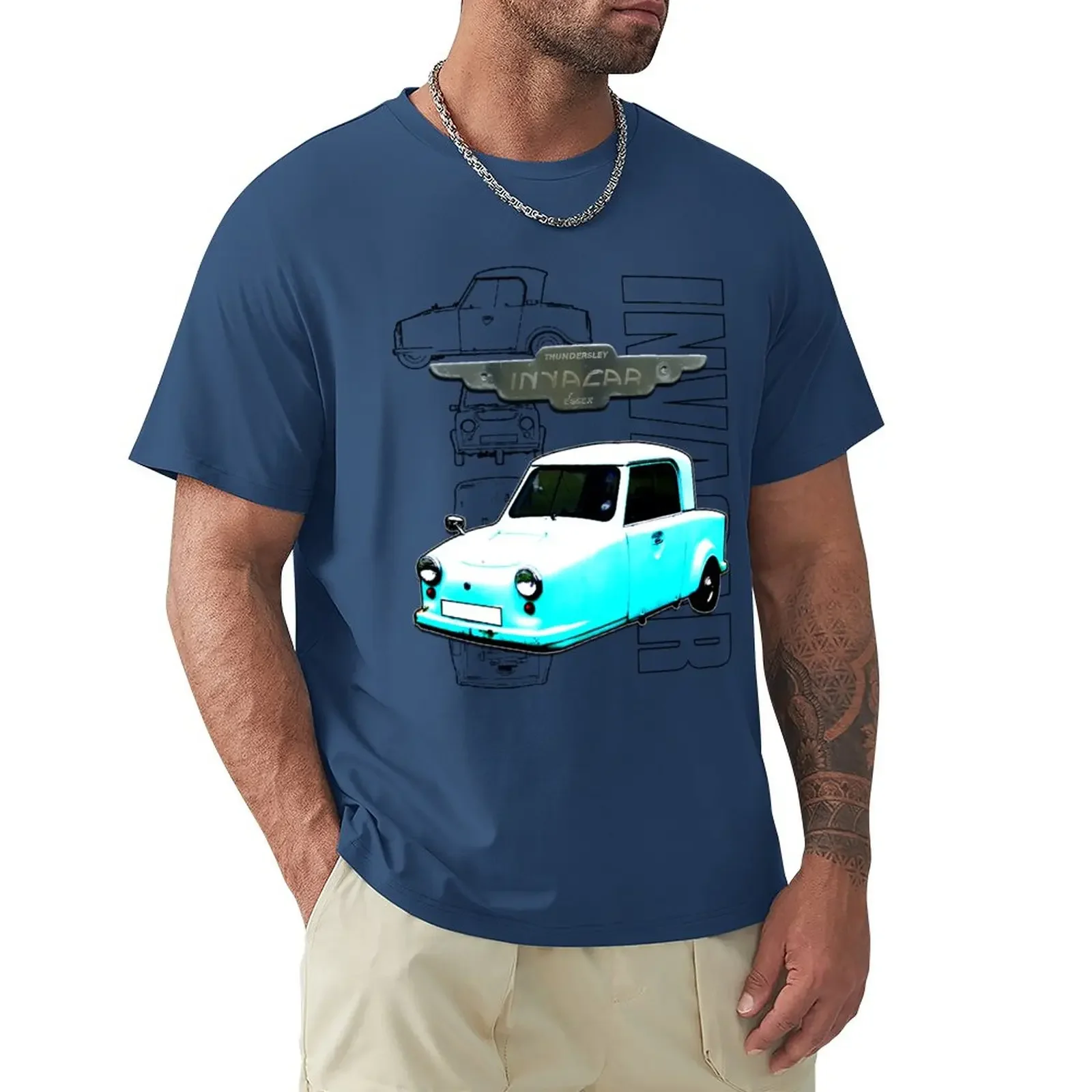 Мужская Винтажная Футболка AC THUNDERSLEY INVACAR