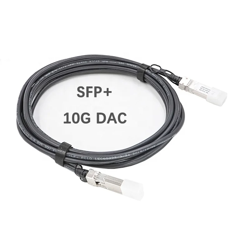 

10G SFP + DAC 1 м, 2 м, 3 м, 5 м, 7 м, Пассивный кабель прямого подключения, медный Twinax, Φ 10 Гбит/с, SFP 10G, кабель DAC