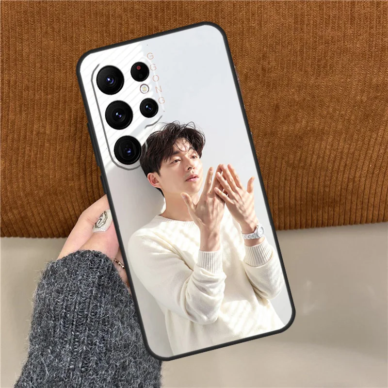 Чехол для телефона Kpop Gong Yoo Samsung Galaxy S25 Ultra S9 S10 S20 FE S21 S22 S23 Plus S24 Back Cover