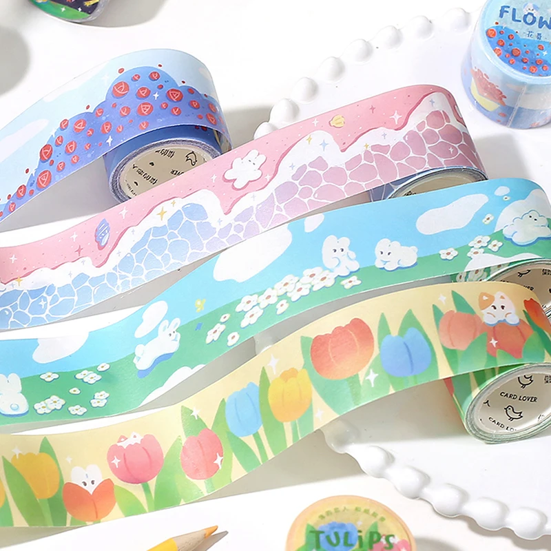 

Washi Tape Kawaii Pink world gold Decorative Adhesive Tape Masking Washi Tape Diy Scrapbooking Sticker Label Japanese Stationery
