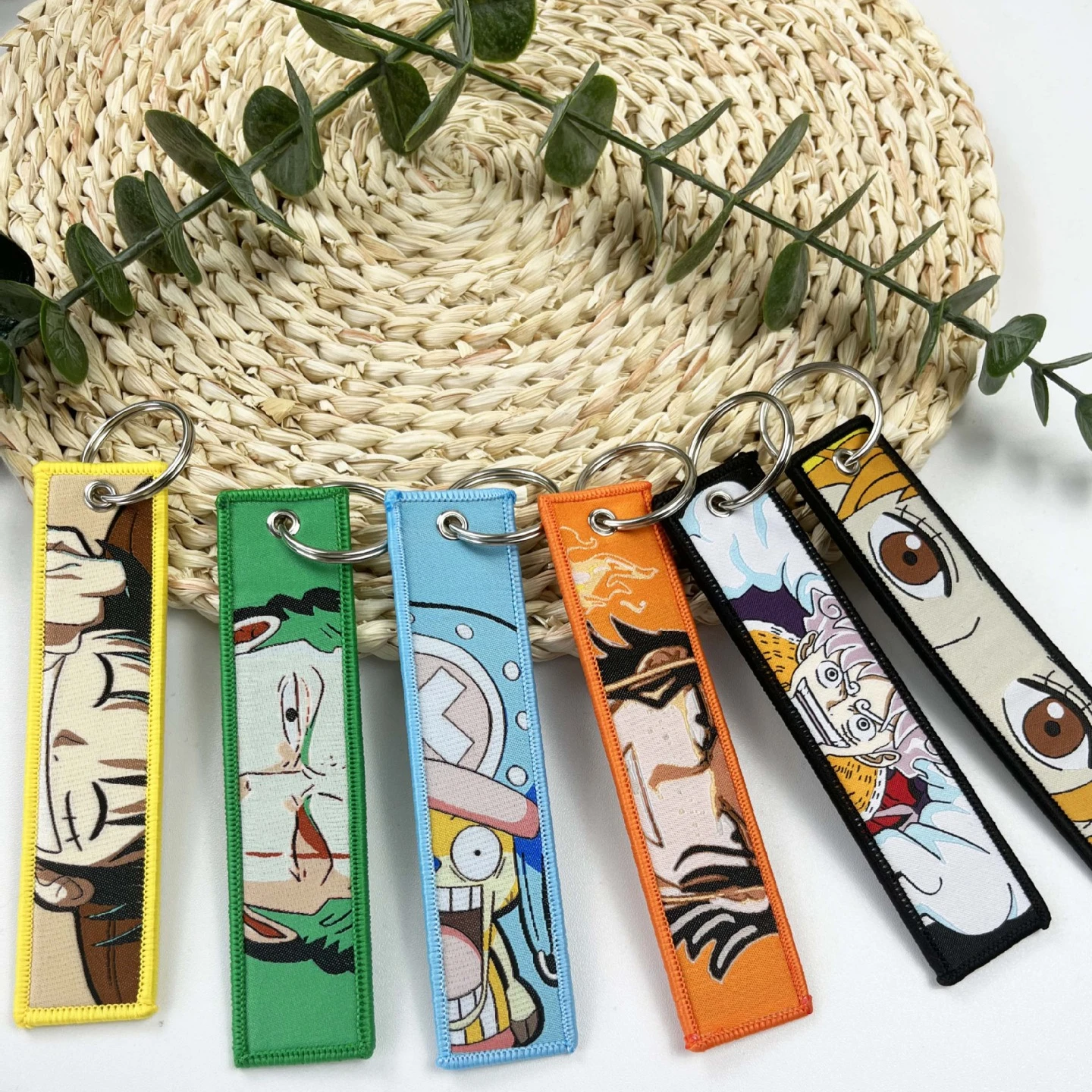 Цельный тканевый брелок с героями мультфильмов персонажи аниме Луффи Соон