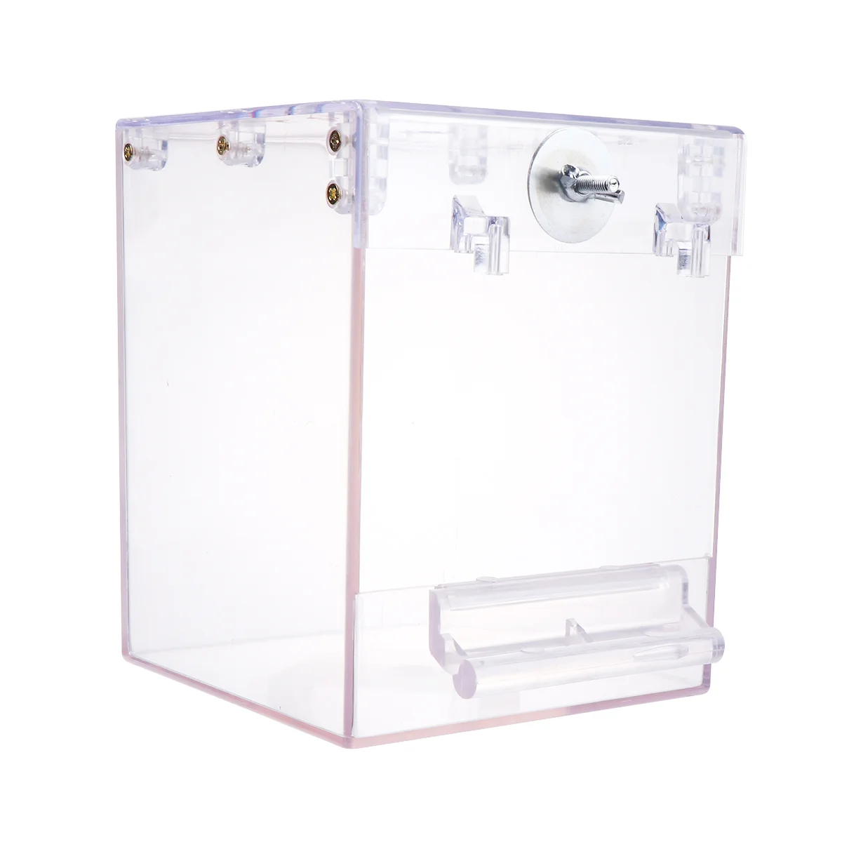 

Bird Bath Cageaccessories Bathtub Shower Box Birds Parrot Tub Large Parakeet Cockatiel Cube Bowl Cover Birdcages Petspray Treats