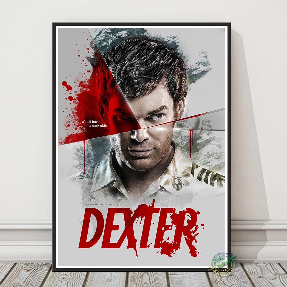 Декор для интерьера Dexter плакат ТВ Настенная картина бара домашний декор подарок -