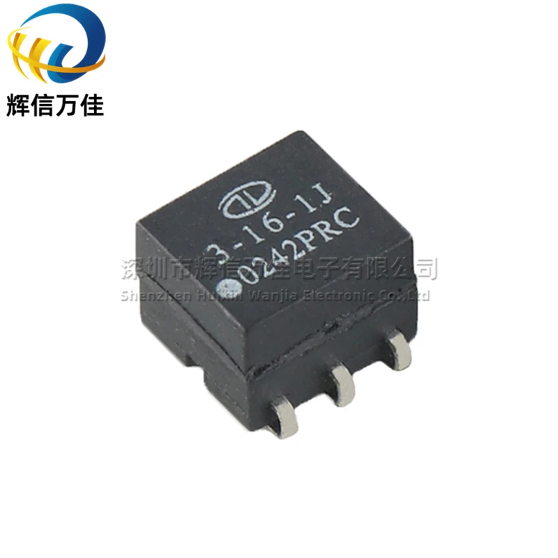 

5 шт./лот 3-16-1J SMD Micro 1:16 изоляция 0,30-120 МГц RF высокочастотный сигнальный трансформатор