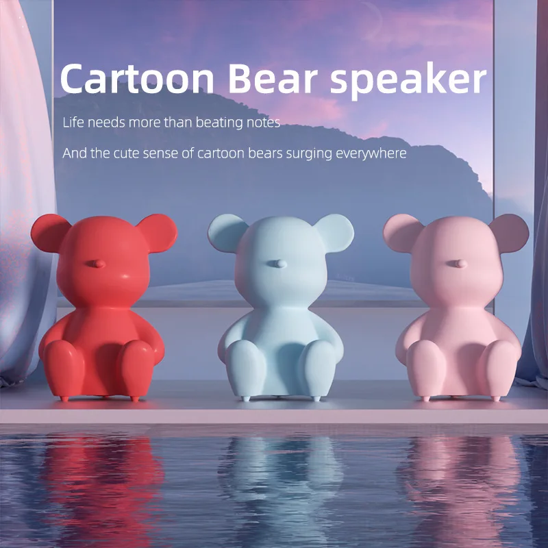 New T18 Violence Bear Wireless Bluetooth Speaker Creative Ca