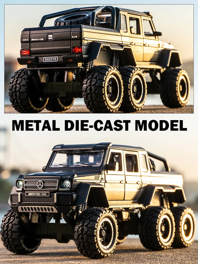 

1:32 Mercedes Benz G63 Off-road Model Toy Car Model A Gift For Boys With Shock Absorber Effect A67