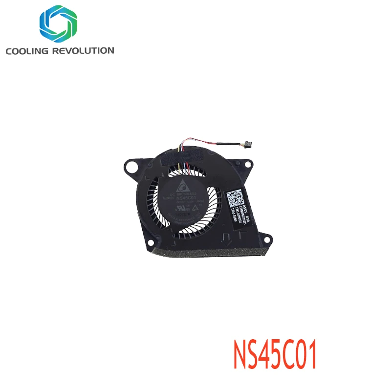 Ventilador de Refrigeração Ns45c01 Dc5v 0.5a 4pin da Cpu Gpu do Portátil para Asus Zenbook Duo Ux481fl 13nb0p60t01011 13n1-a2m0101