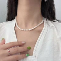 freshwater pearl necklace classic style 2022 new fashion retro baroque pearl necklace accessories for women