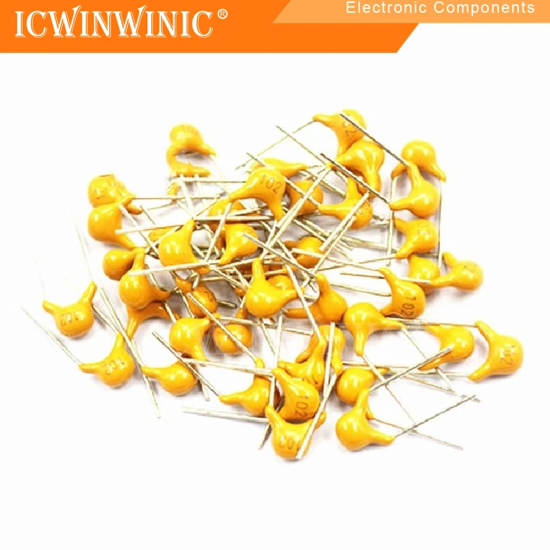 10 шт. Многослойный конденсатор шелкография: 821 (820PF) шаг 5 08 мм