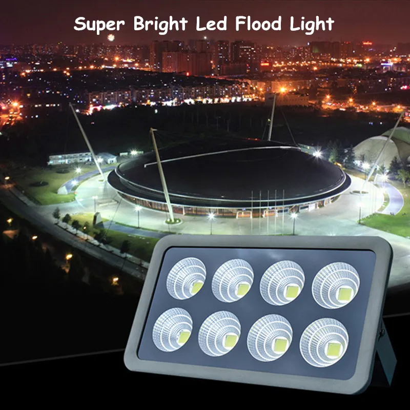 

High Power Waterproof Super Bright Led Flood Light Outdoor Spotlight Advertisement Basketball Court Landscape Lighting 500W 300W