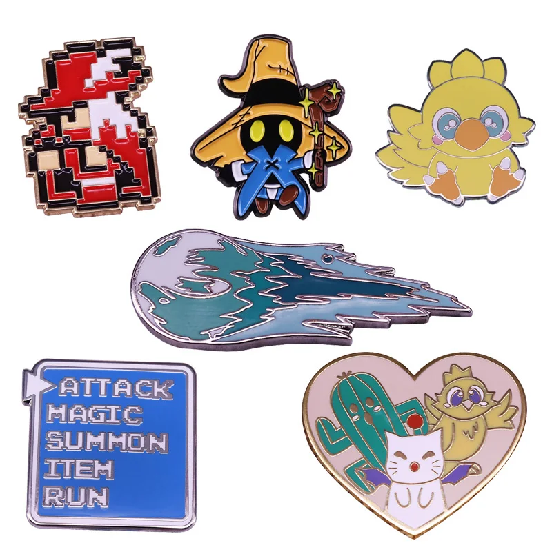

Женская Брошь с эмалью, креативная брошь в стиле аниме, жёсткая эмалированная брошь-значок для рюкзака или сумки, Подарочный значок
