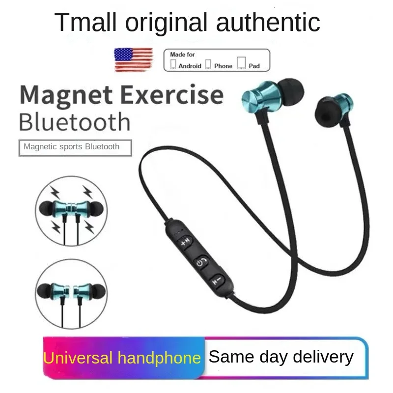

Universal 6S in ear universal mobile phone magnetic suction wireless running sports Bluetooth headset standby earplug