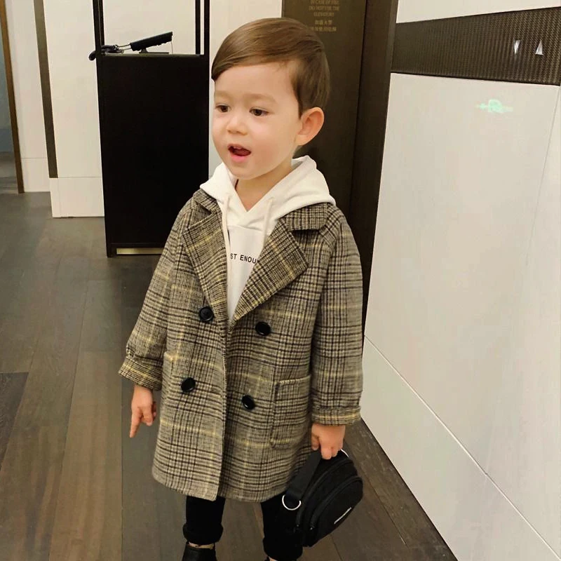 

hibobi Kids Autumn Casual Coat Long Sleeve For Toddler Boys