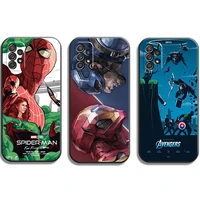 marvel spiderman phone cases for samsung galaxy a51 4g a51 5g a71 4g a71 5g a52 4g a52 5g a72 4g a72 5g back cover carcasa
