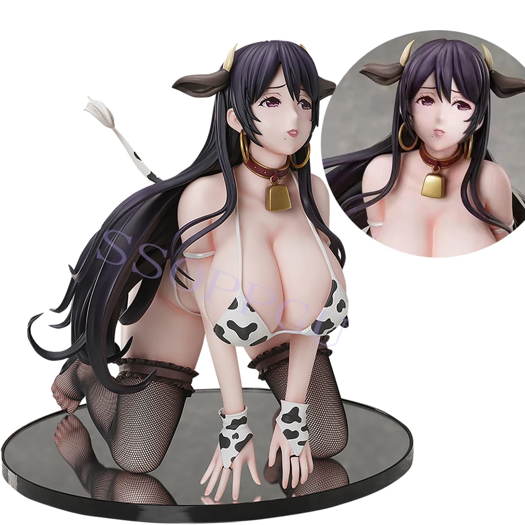 Hanai Ema Cow 25cm Anime Bunny Girl Pvc Action Figure Toy Statue Adults Creators Collection Model Doll