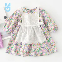 new 2022 spring autumn kids girl floral two piece rompers infant baby girl newborn rompers dress clothes baby girl rompers dres