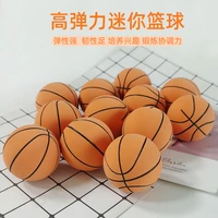 eco friendly rubber elastic mini basketball high elastic toy hollow free inflatable childrens outdoor hand holding the ball