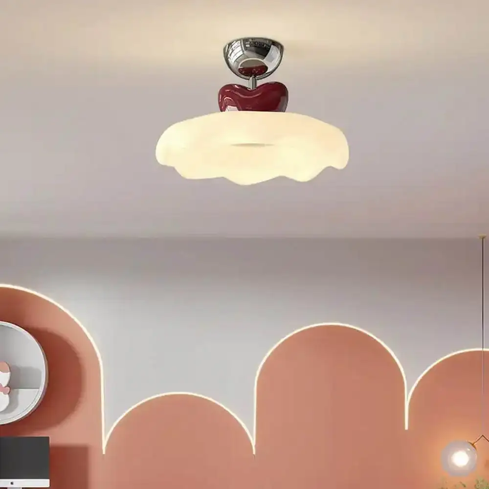 

Love Shape Nordic Minimalist Design Modern Creative LED Ceiling Light for Bedroom Home Apartment Decorative Ceiling Lam